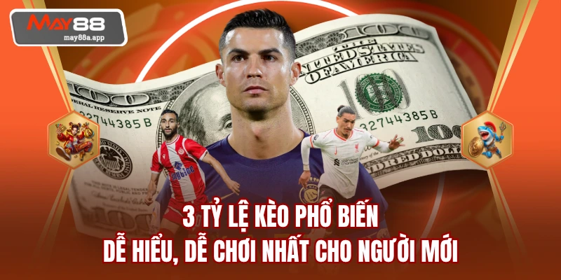 3 Tỷ Lệ Kèo Phổ Biến, Dễ Hiểu, Dễ Chơi Nhất Cho Người Mới